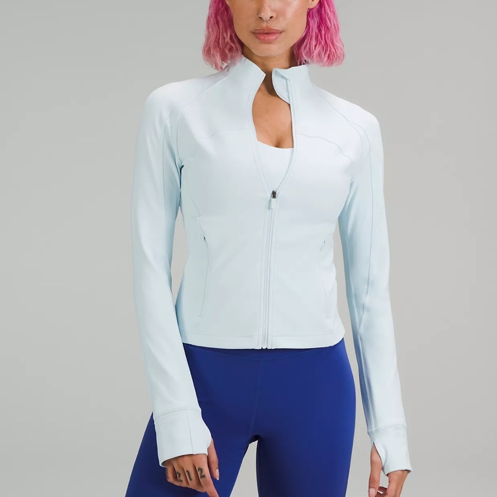 Lululemon Cropped Define Jacket *Nulu Powder Blue